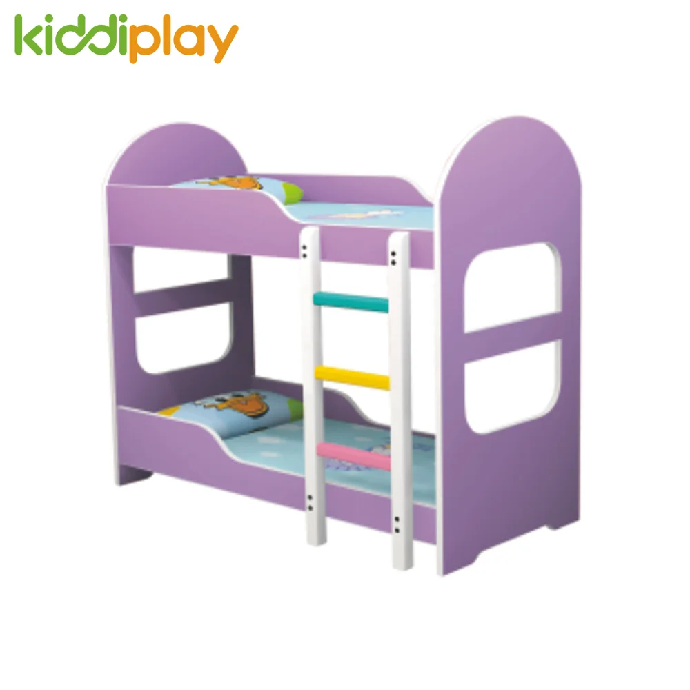 
Hot sale School Furniture colorful wood Children bed for two children 