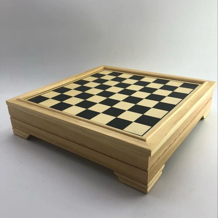
7 in 1 wood chess table antique,,portable chess sets for family games 