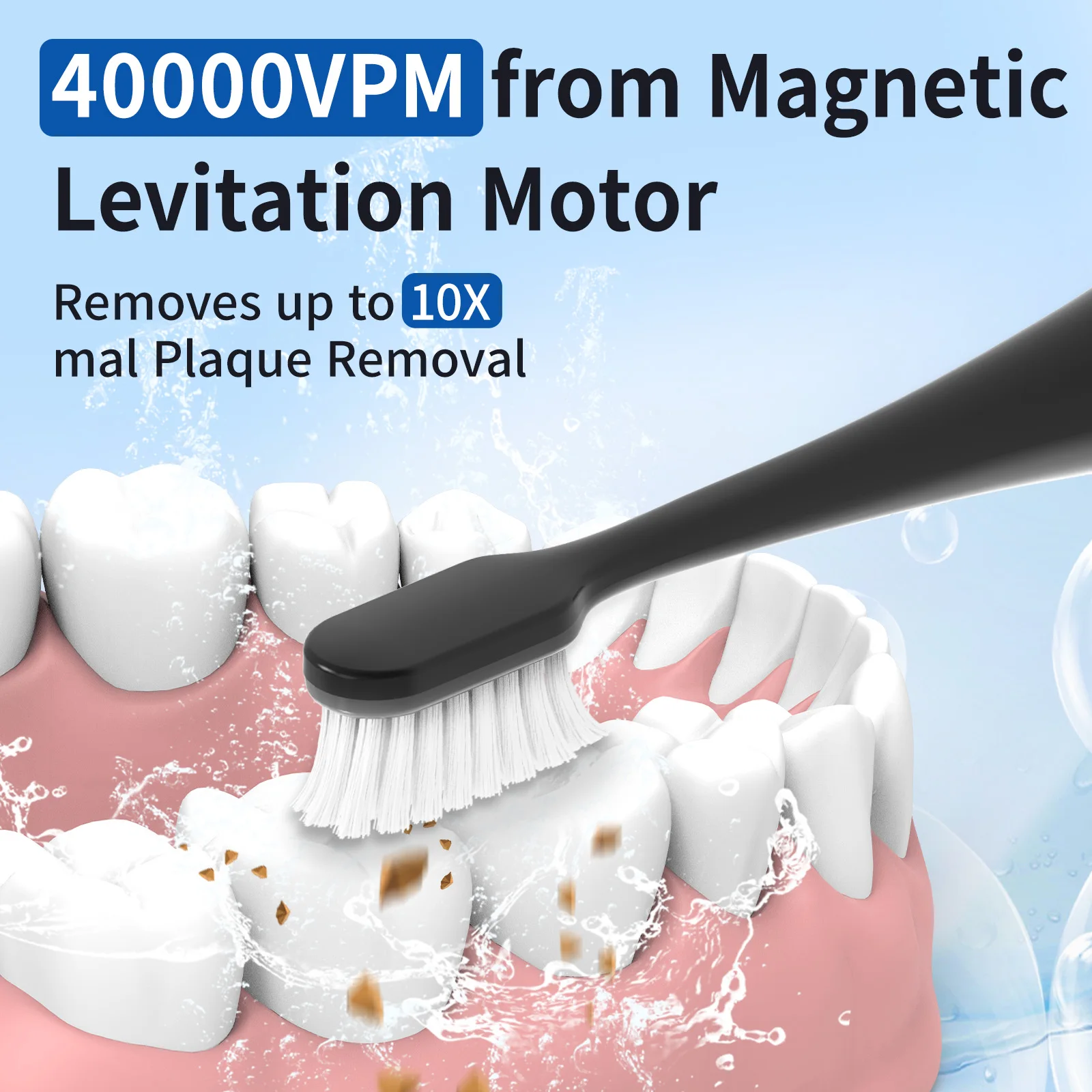 2024 New Adult Customized Manufacturer Private Lebel Pressure Sensor Type-C Rechargeable Smart Best Sonic Electric Toothbrush