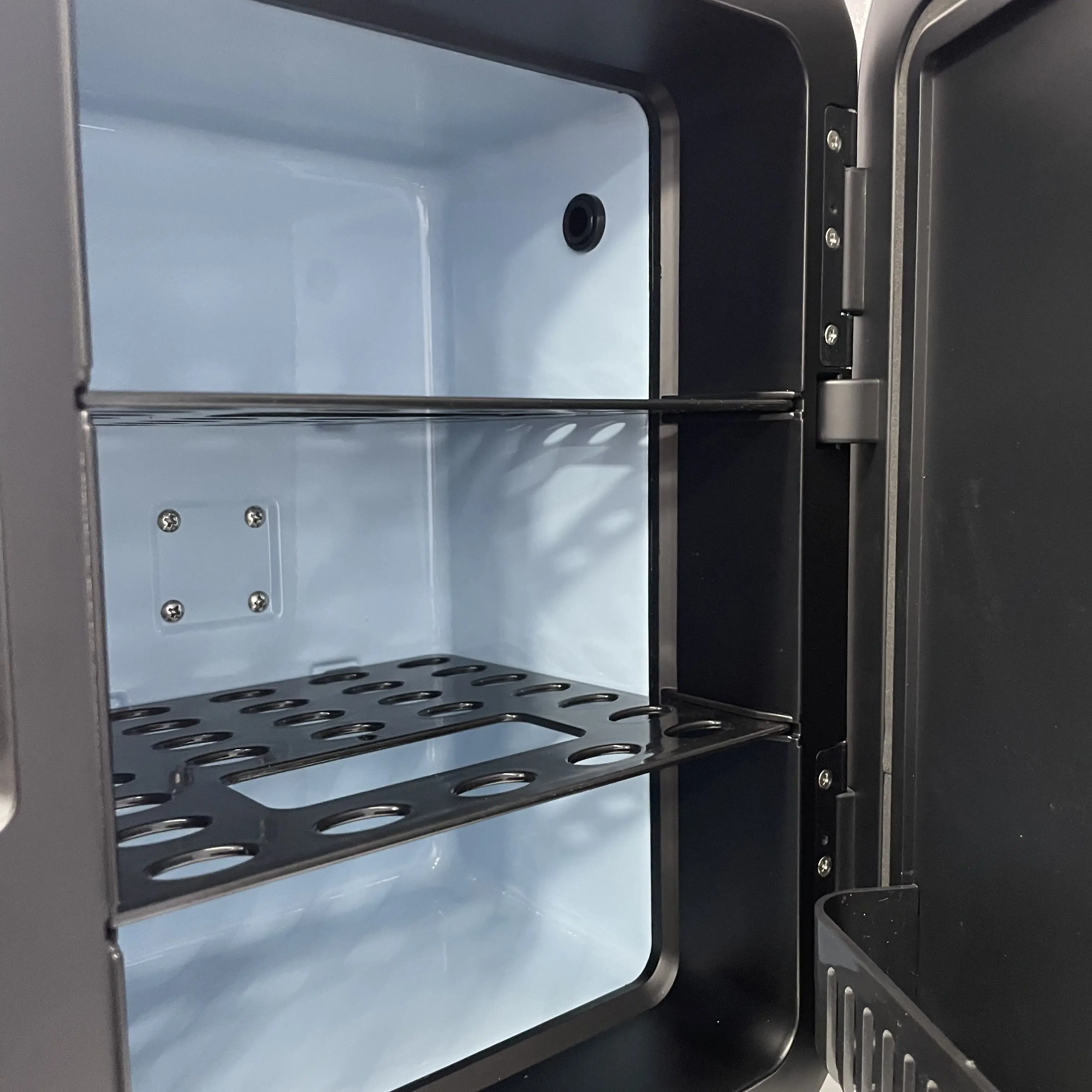 10L Temp Display  Black Color Temp Control  Compact Small Milk cooler Mini Fridge for coffee machine