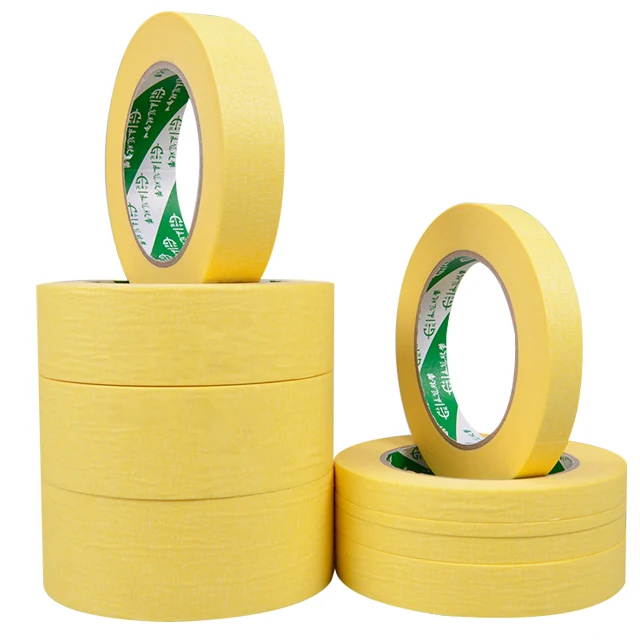 high temperature heat resistant spray cheap masking tape for automotive painting