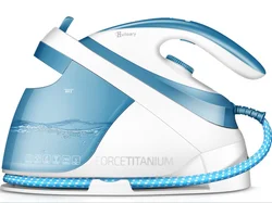 Home Ironing Station with Ceramic Soleplate Iron Lock for Easy Carry Removable Water Tank