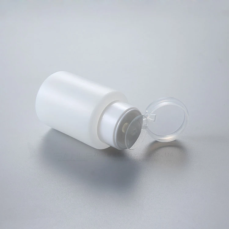 Instock 200ml Nail Polish Remover Bottles Plastic Dispenser Press Pump Makeup Remover Tonner Bottles
