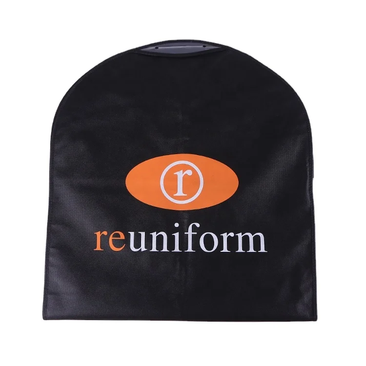Custom Logo Foldable Clothes Cover Non Woven Suit Bag women mens business travel garment bag