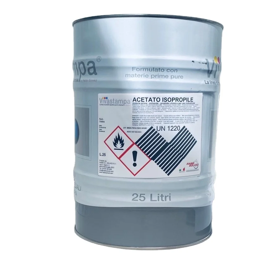 Isopropyl Acetate CAS 108-21-4  propan-2-yl acetate C5H10O2  (CH3)2CHCOOCH3