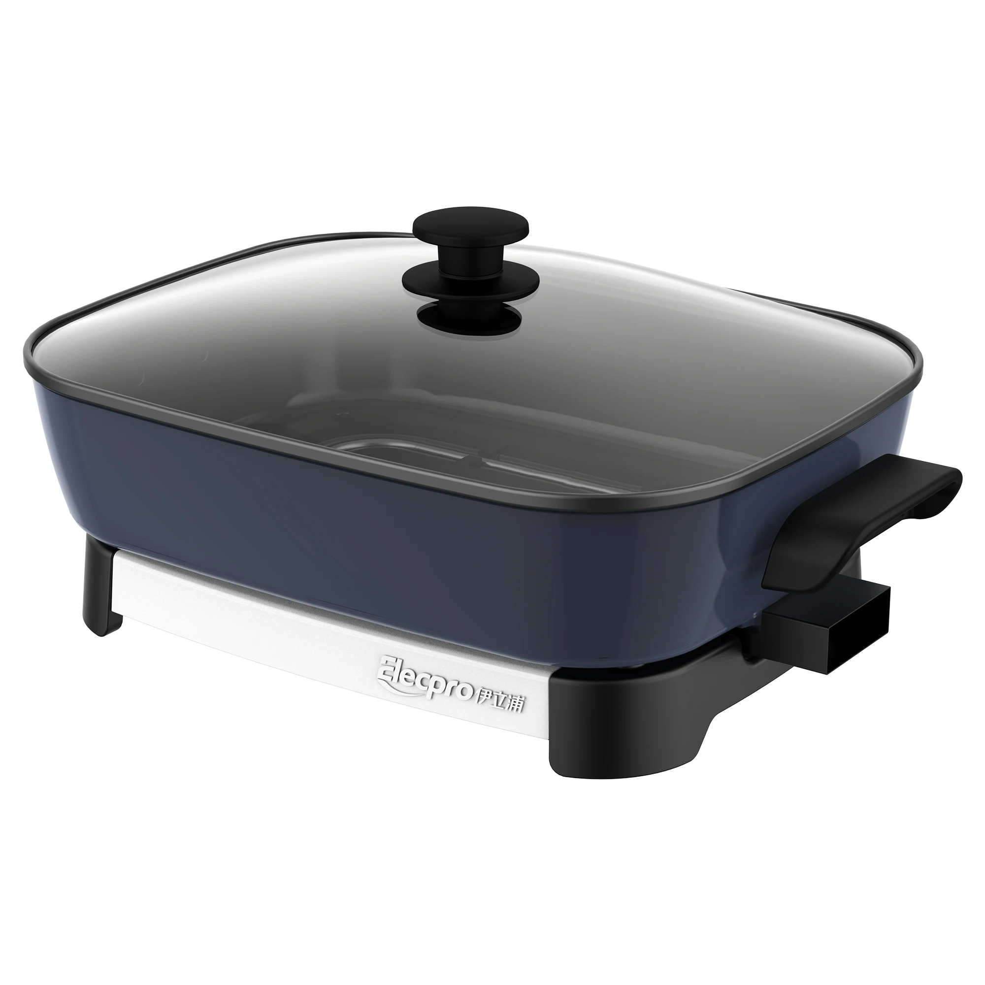 Good Quality cheapest 2200w fast heat 7in1 Multifunction Electric Skillet hot pot Grill Pan