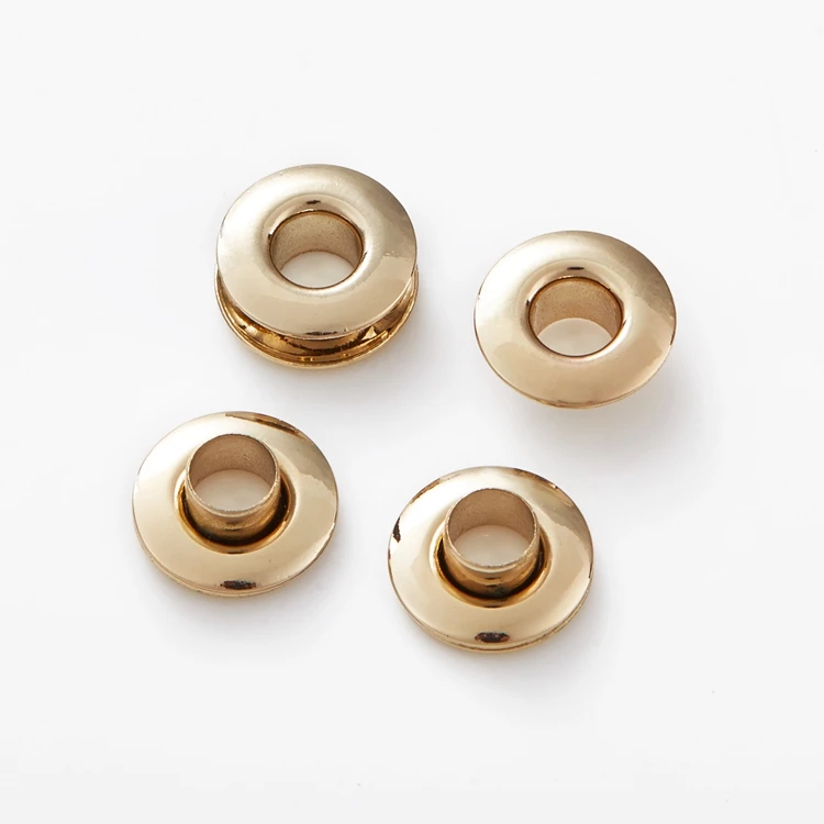 HOT SALE Nickle Free Custom High Quality Brass Metal Shoes Eyelets And Hooks 5mm Shoelace Eyelet