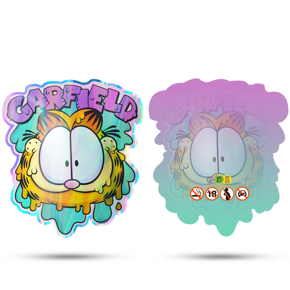 Custom Printed Shape Mini Mylar Bag 1g 3.5g 7g 14g 28g Child Resistant Smell Proof Soft Touch Cali Pack Mylar Bags