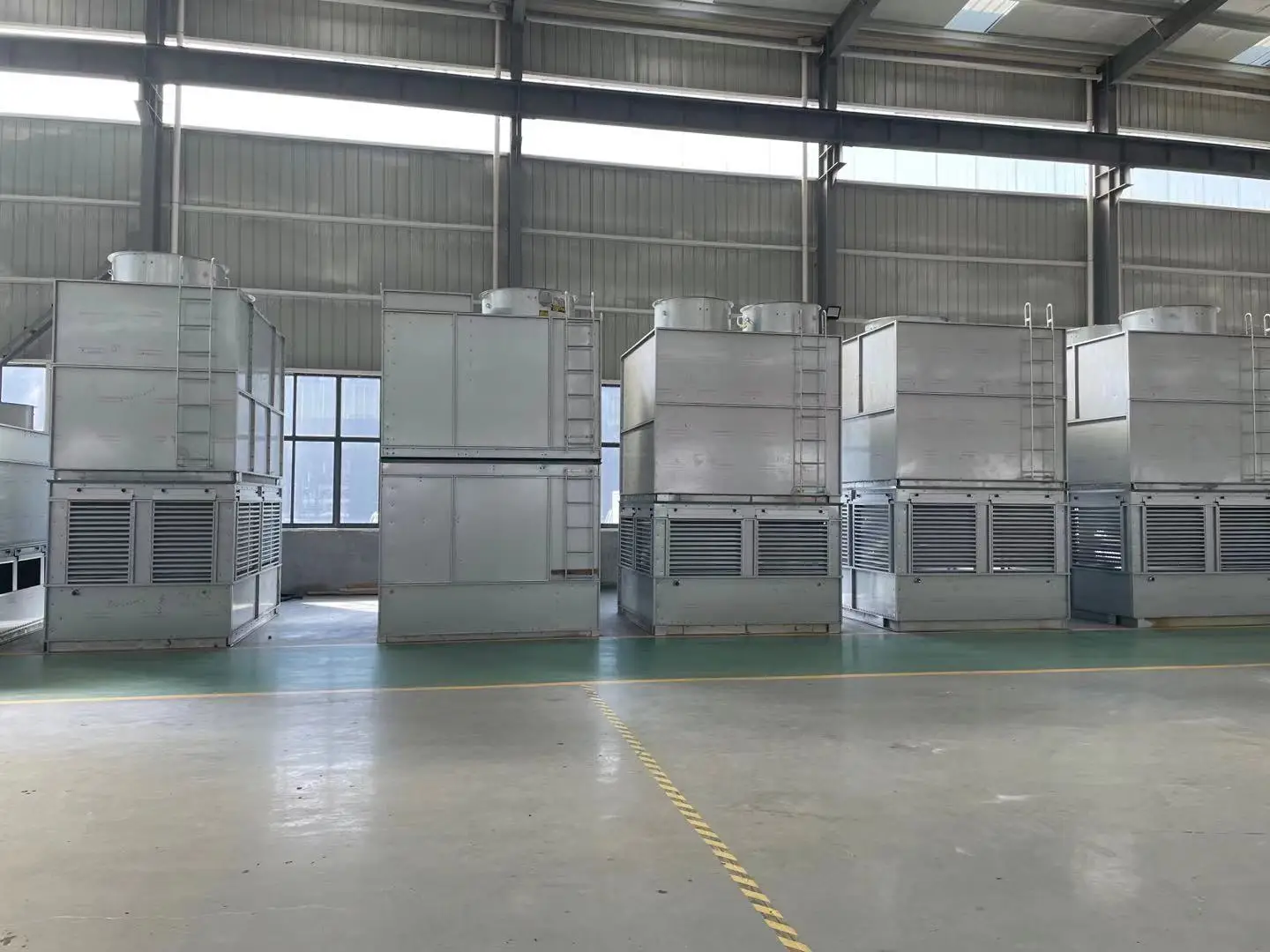 Shandong 72 degree cooling tower 750 m3/hr with lower noise