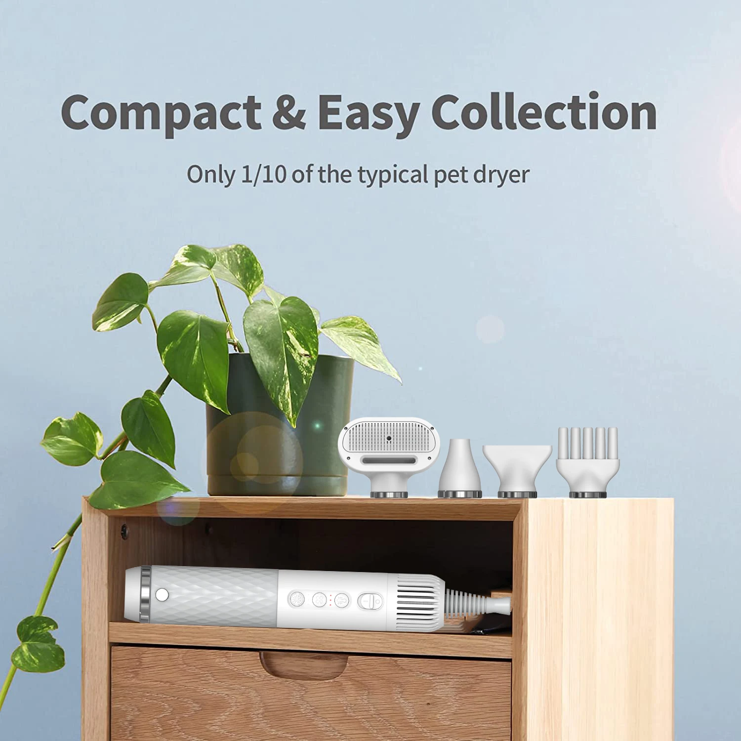 Pet Palmtop Grooming Hair Comb Manufacturer 5 in 1 Electrical Pet Hair Dryers for Cats and Dogs