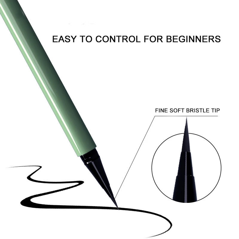 Manufacturers Dropshipping Black Matte Liquid Eyeliner,Excellent Quality Flexible Eyeliner,Natural Organic Pencil Eyeliner