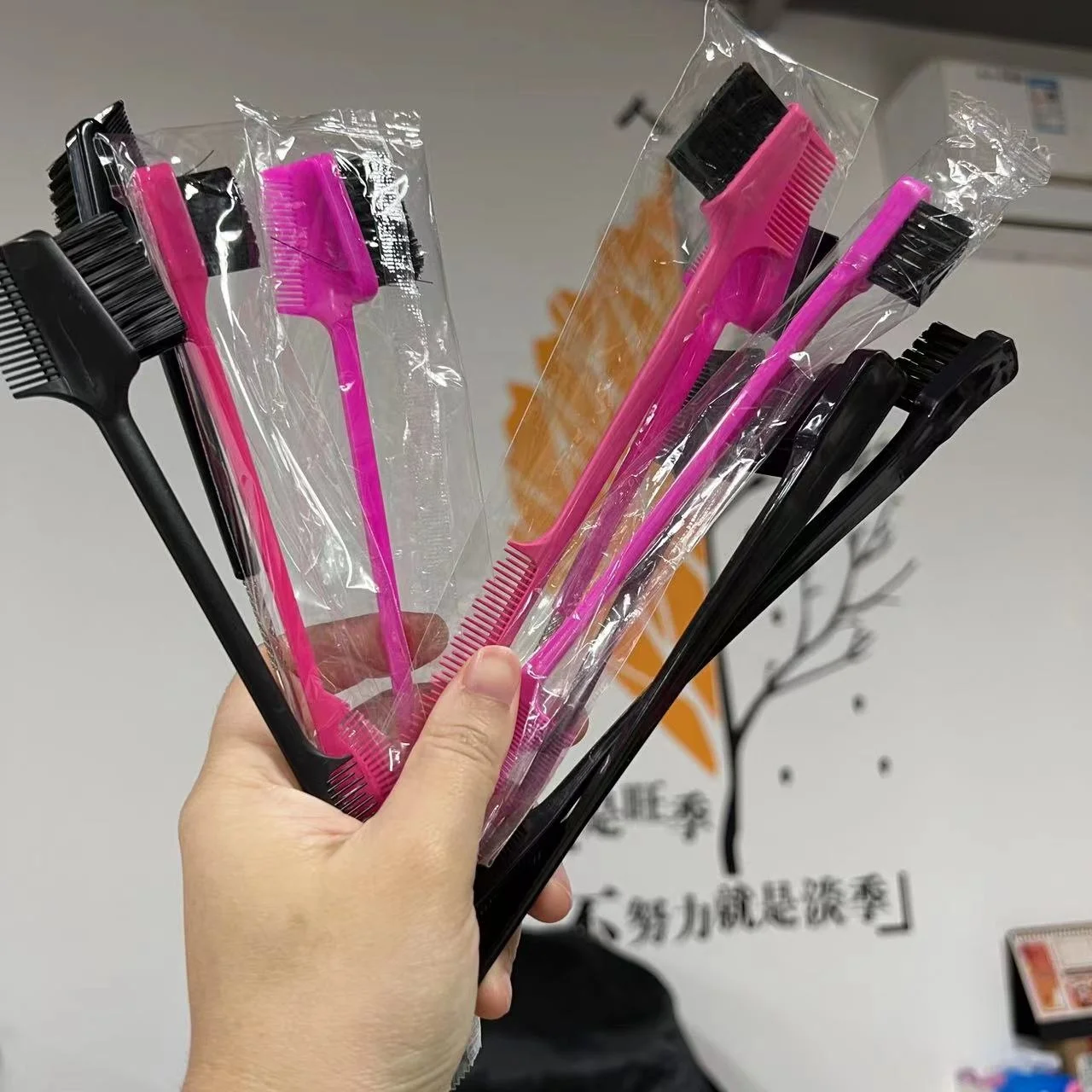 Wholesale New Style Hair Edge Control Brushes Baby Hair Brushes