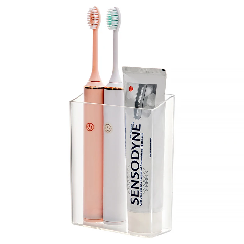 Wall Mounted Bathroom Storage Box Household Multifunctional Toothbrush Toothpaste Sorting Box Drainage Box