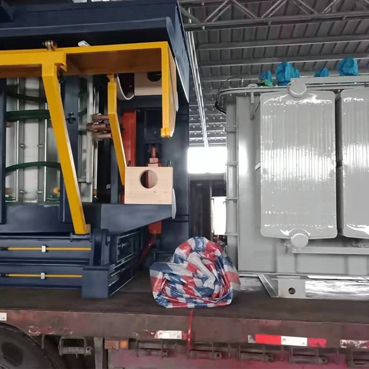 SHENGUANG Factory Direct Aluminum Melting Furnace Smelt Machine Furnace For Recycling Line Of Aluminum Scrap Tilt Induct Furnace