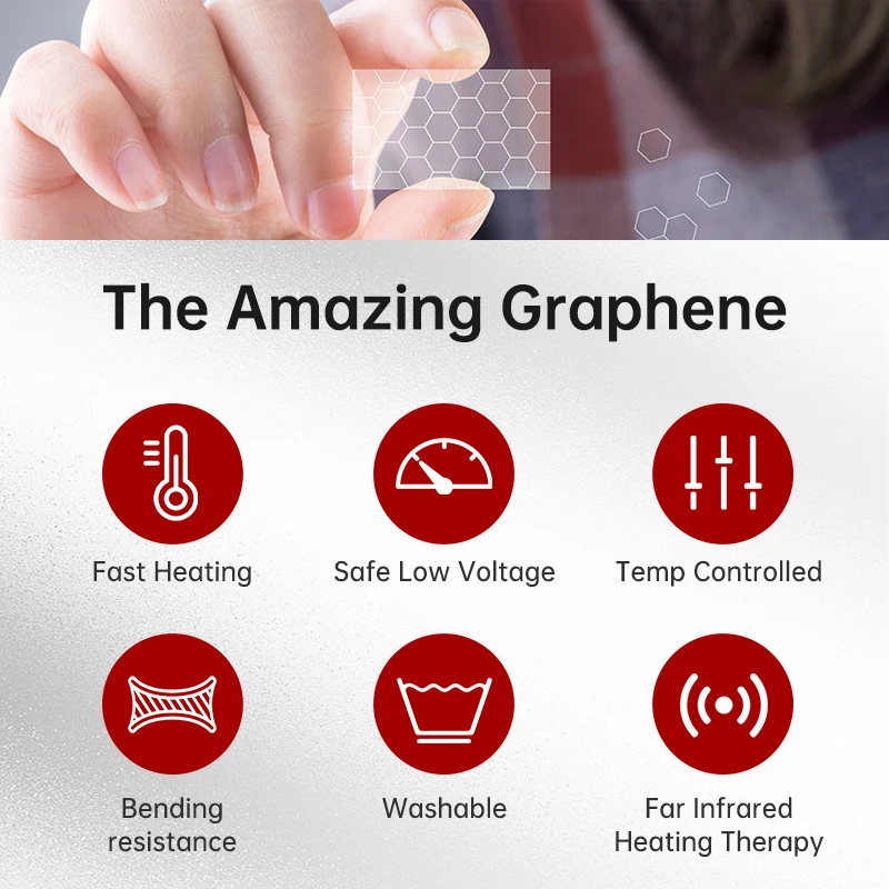 The Best Selling In China Heating Film Pads Graphene Infrared Ray Heating Health Personal Care in Wellness or Cozy Application