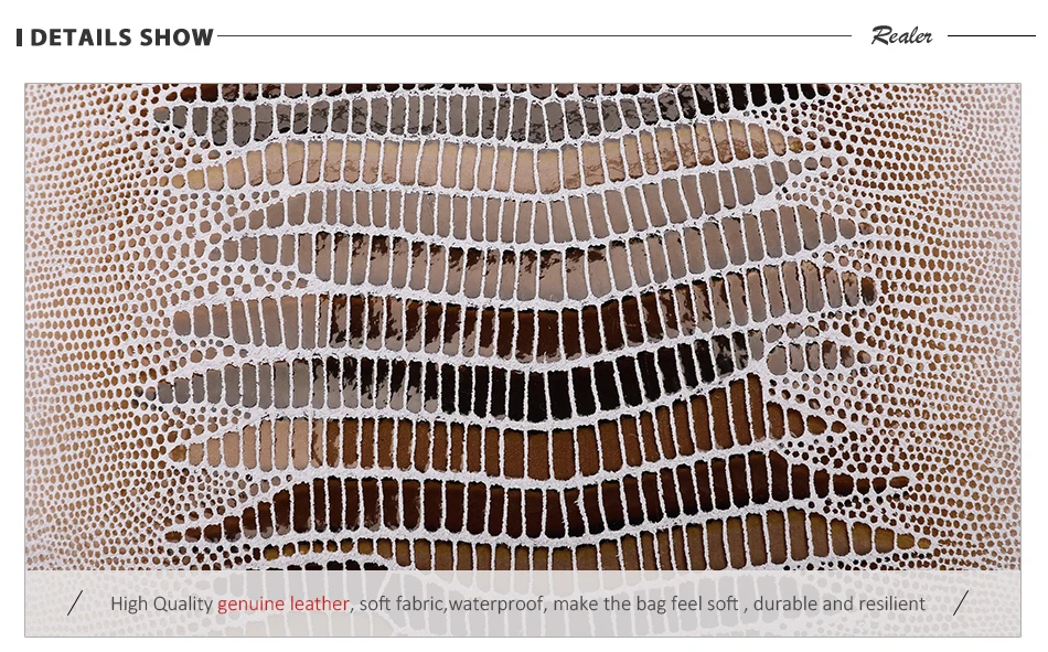 2022 REALER Dropshipping women Shoulder Crossbody Bags Ladies Totes Hand bags custom Hobos bags Genuine Leather handbags