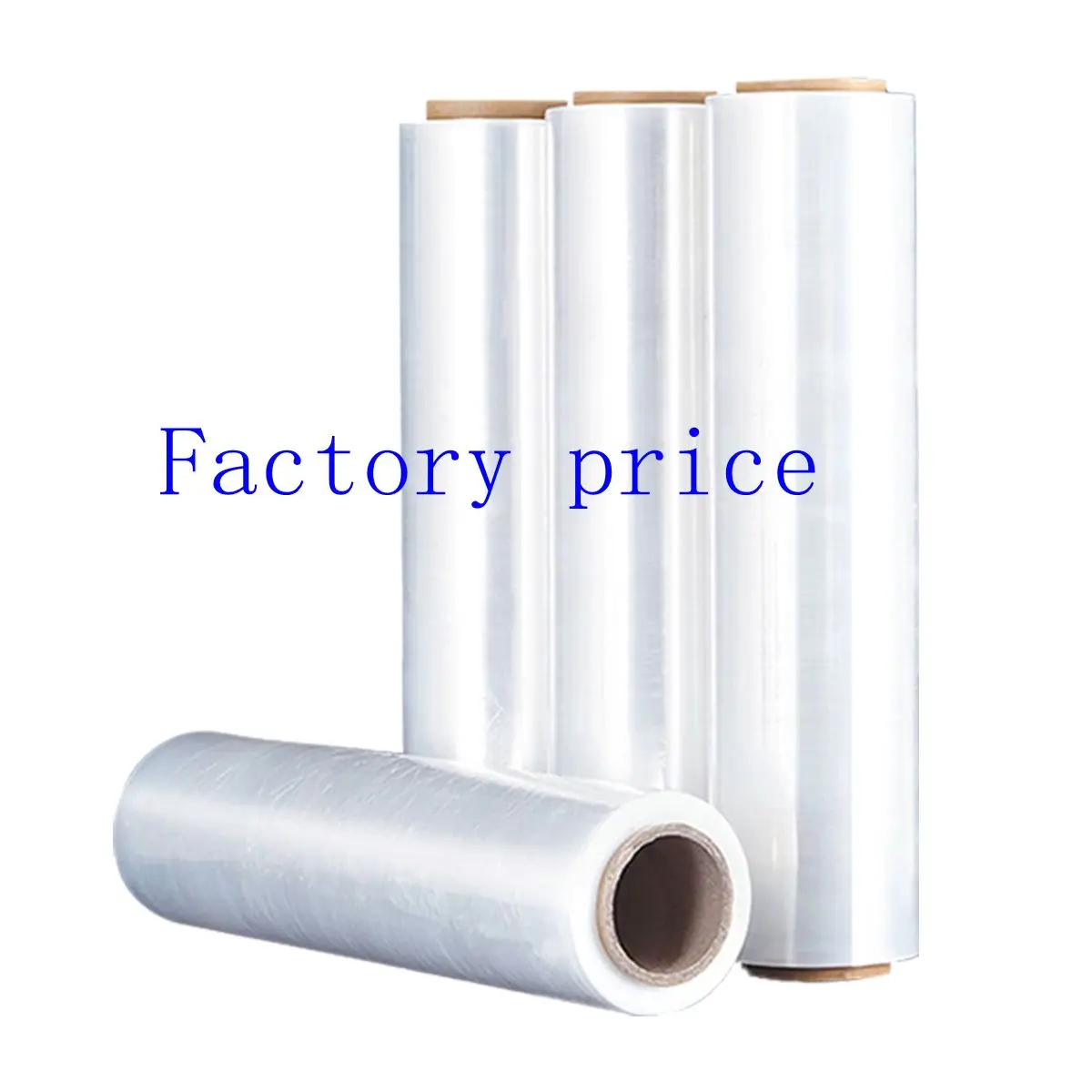 Chinese factory 23 mic PE LLDPE Transparent Film shrink wrapping jumbo roll 500mm