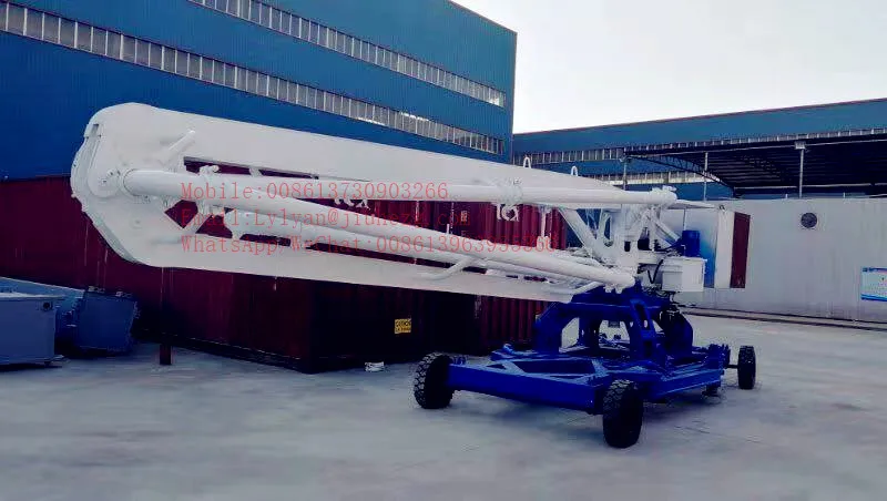 15m 17m hydraulic Concrete Placing Boom Arm Boom Manufacturer In Malaysia
