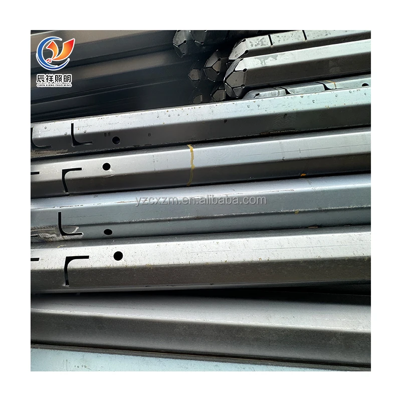 Cheap price 8 meter height aluminum iron galvanized outdoor highway street light pole