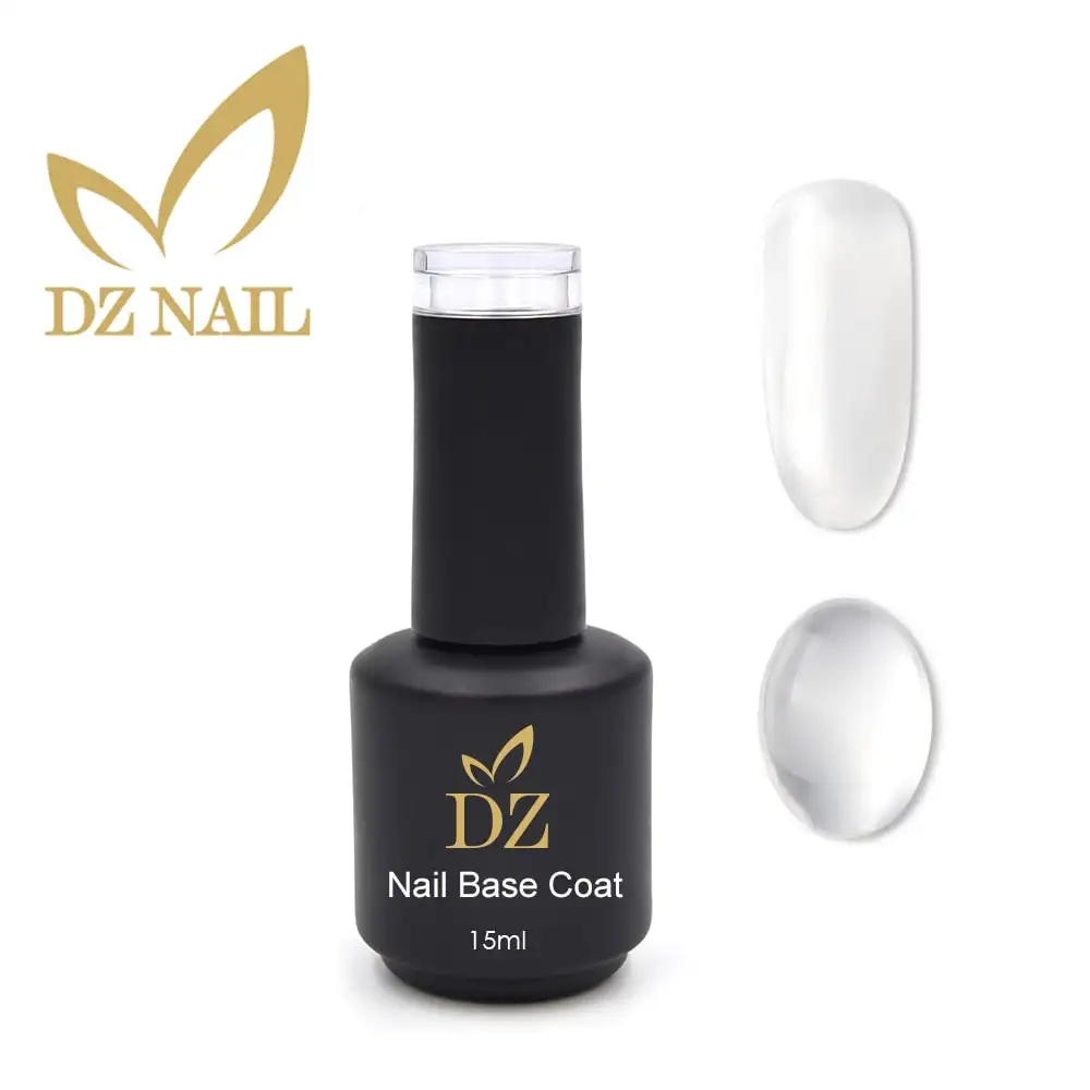 LOW MOQ Private label nail base coat top nail gel polish led uv rubber Base coat
