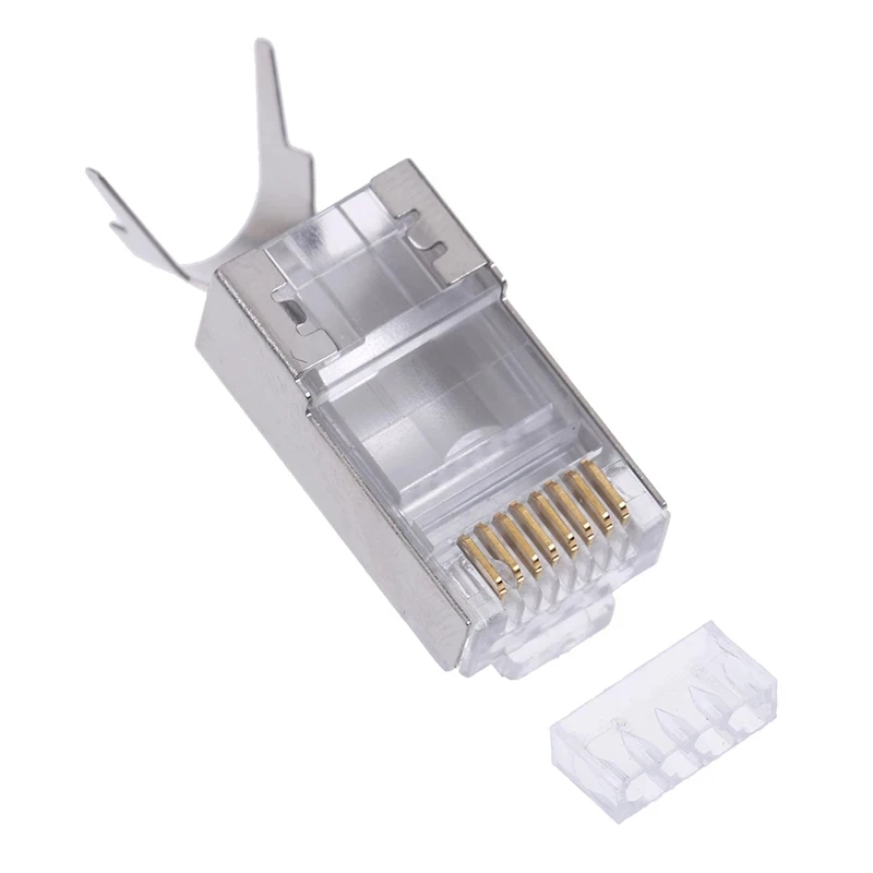 Cat7 RJ45 Connector 1.3mm Crystal Plug Shielded  Connector