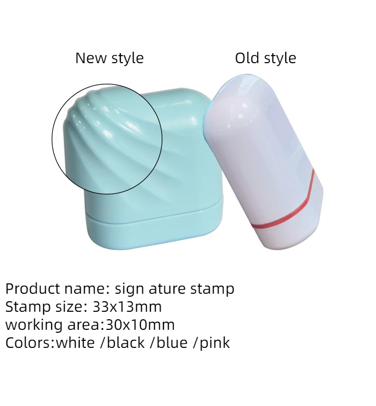 Self Inking Rubber Flash Personalized Custom Logo Seal Stamp Fabric Name Stamp Children Toy Signature Stamp