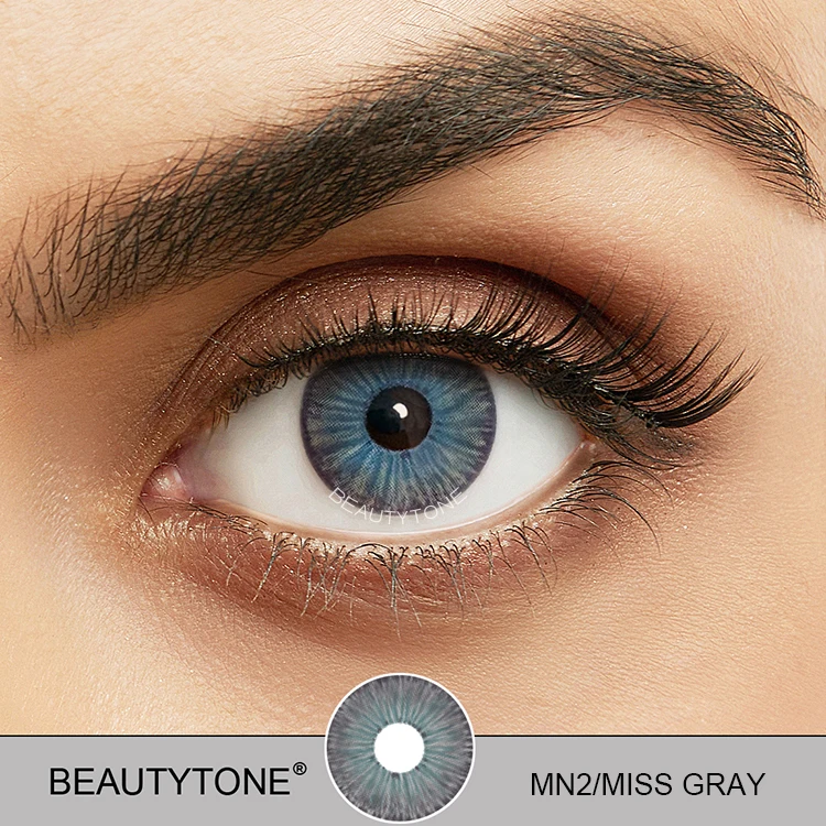 Miss gray hollywood luxury color contact lenses wholesale eye contact lens