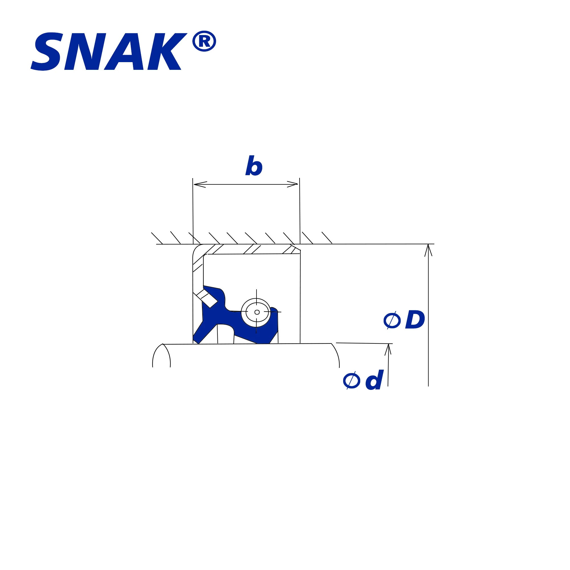 SNAK Factory Timken Type 471466 0.25*1.125*0.625 Inch TB Type Skeleton Oil Seal