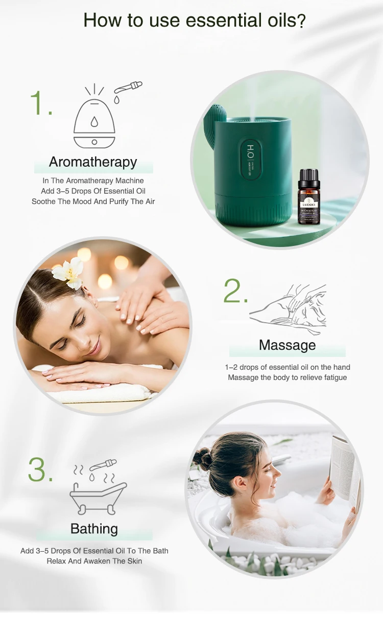 Peppermint essential oil new incense to purify the air Refreshing Organic Essential Oil 100% natural peppermint essential oil new