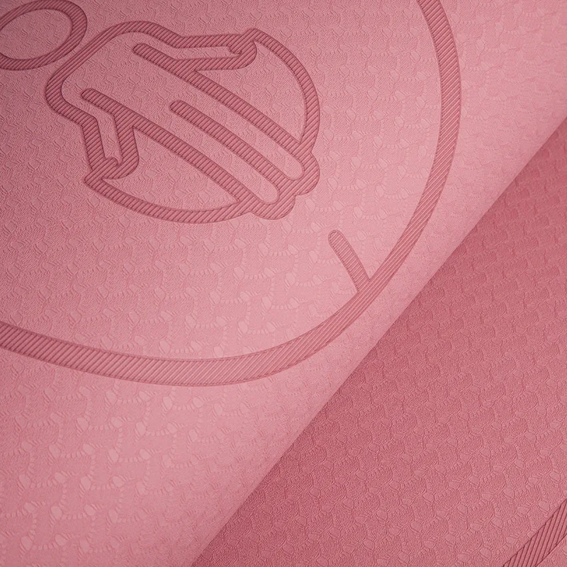 
Customized Logo Non Slip 6mm TPE Jump Rope Mat Indoor Exercise Sports Fitness Yoga Mat 