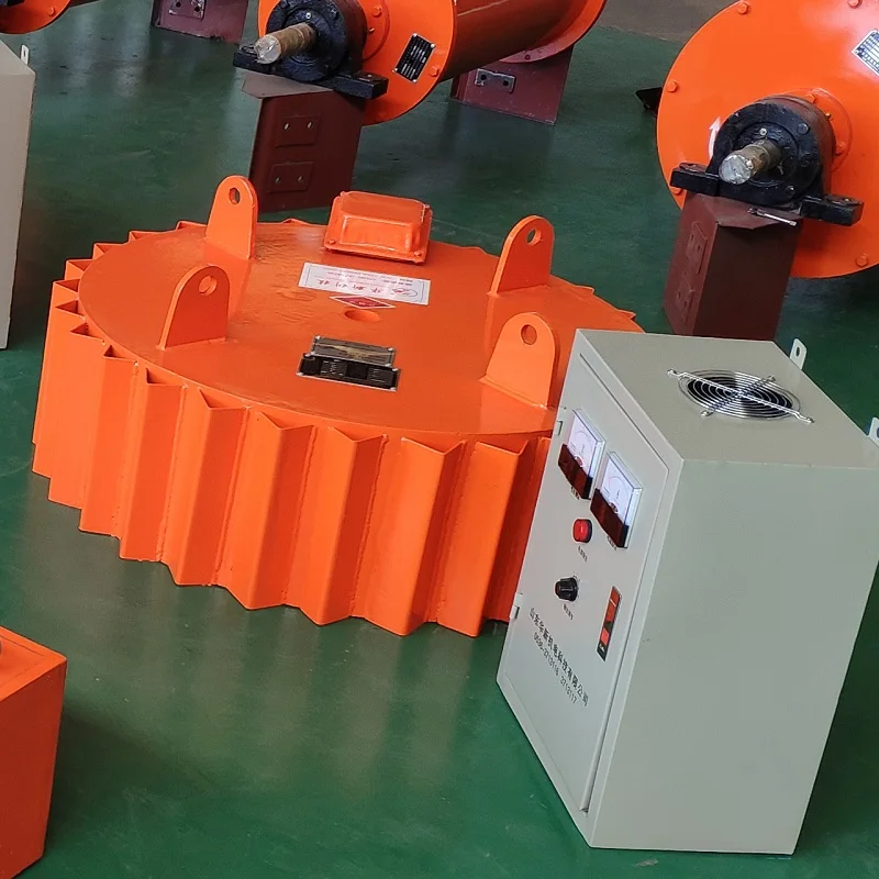 bulk material tramp iron removing Electromagnetic Separator for Belt Conveyor