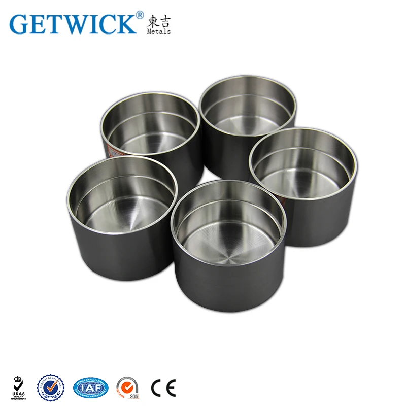 Factory price pure molybdenum crucible for melting glass