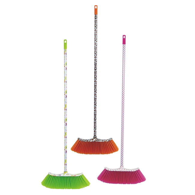 
low price plastic soft bristle broom 