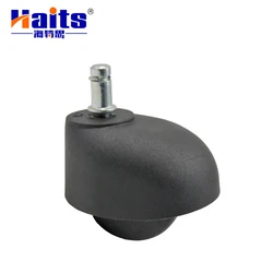 Caster Wheel For Furniture 50mm Diameter Swivel Stem Double Wheel Furniture Cup Casters