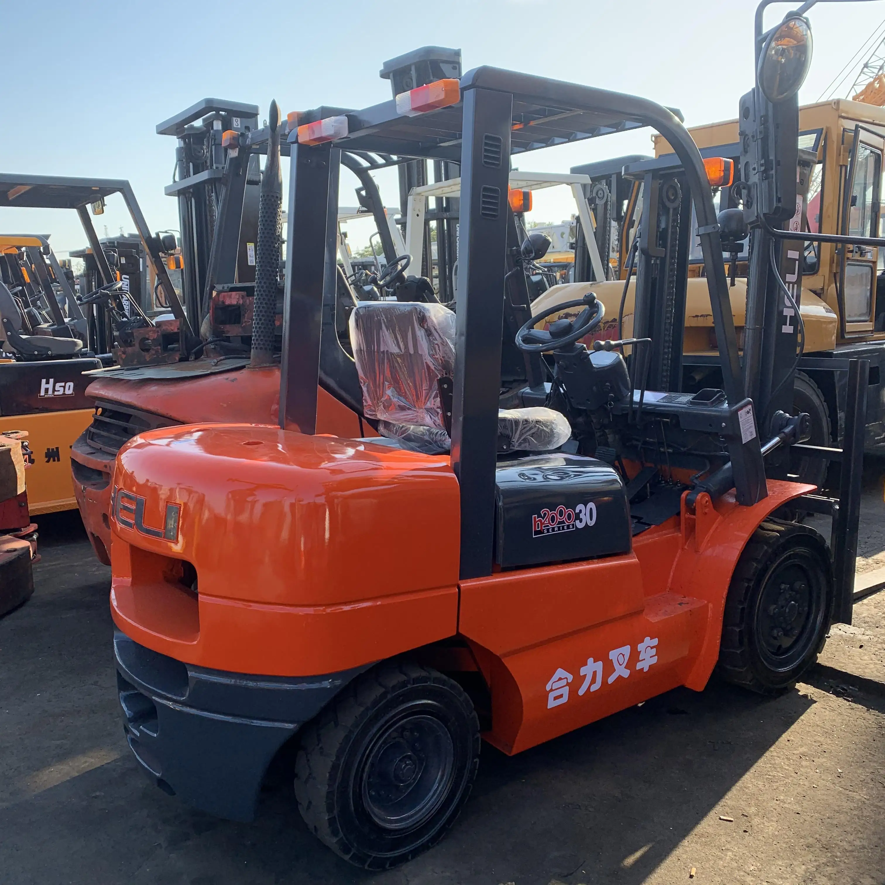 High quality used 3 ton HELI Diesel forklift CPCD30 China made H2000 series secon-hand HELI 30 forklift