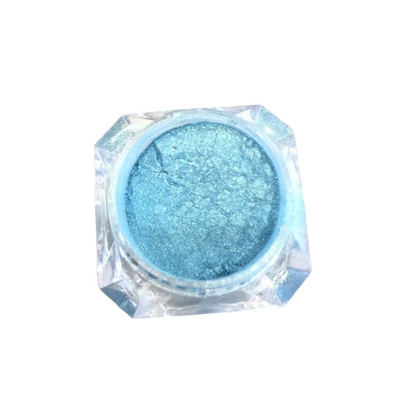 Pearlescent mica powder pigment for industrial coatings or epoxy resin paint