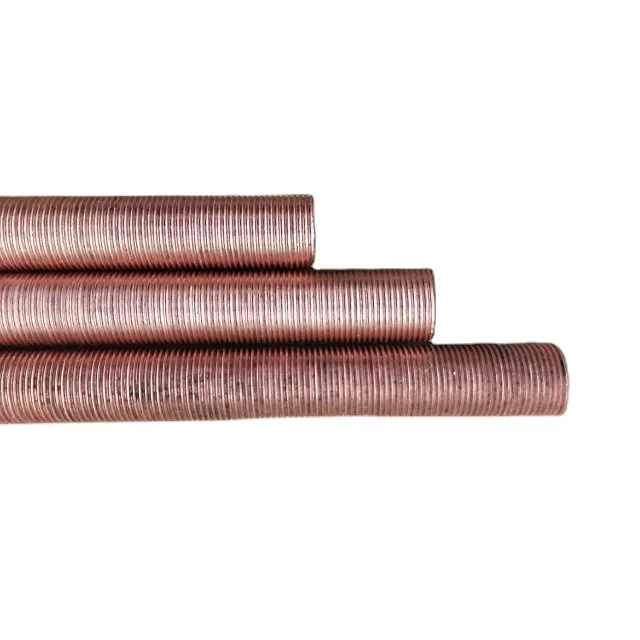 OD25mm Serrated Finned Copper Pipe for Heat Exchanger and Air Cooler