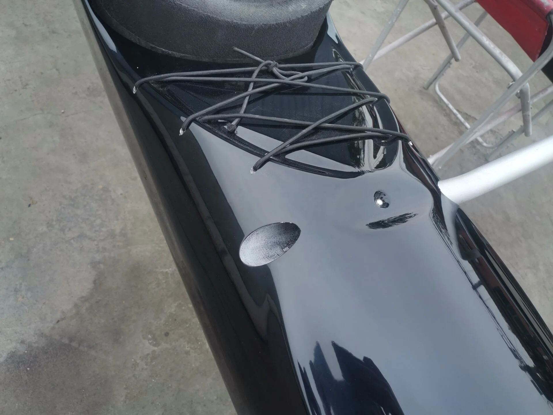 China made carbon fiberglass AOCRA OC single 1 man surfing canoe outrigger canoe OC1