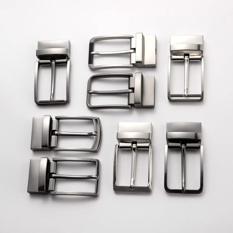 Reversible pin buckle belt buckles leather custom belt buckle