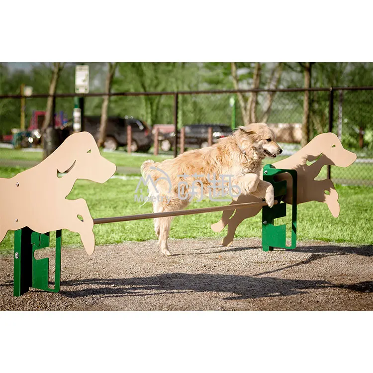 Moetry Dog Park Agility Hurdle Height Adjustable Jumper Doggie Exercise Equipment Parque para Cachorros