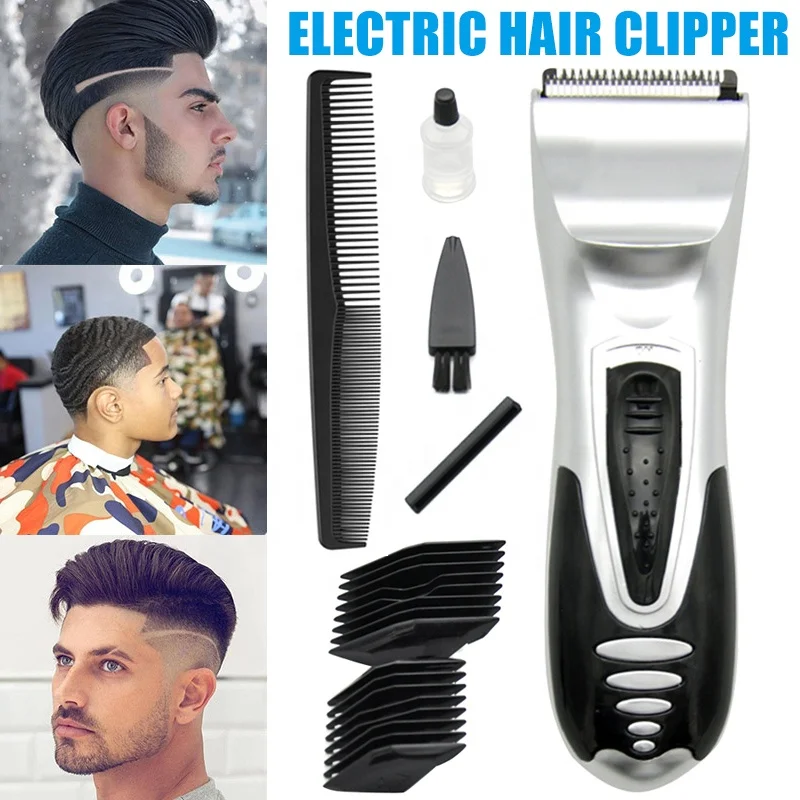 Hair Trimmer Set wiht Limit Comb Mens Hair Cutting Tools Cordless Hair Clipper