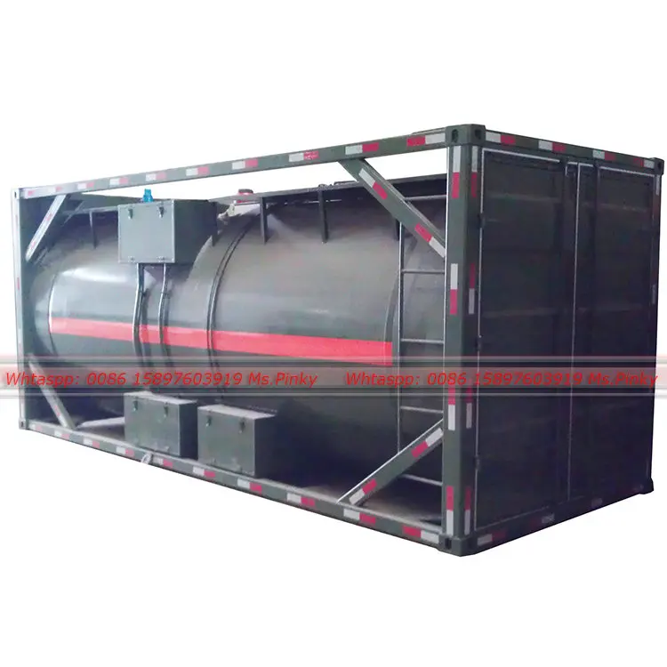 20FT LPG ISO Tank Container UN T75 ASME Standard Liquid Gas Storage Container Whastapp +8615897603919