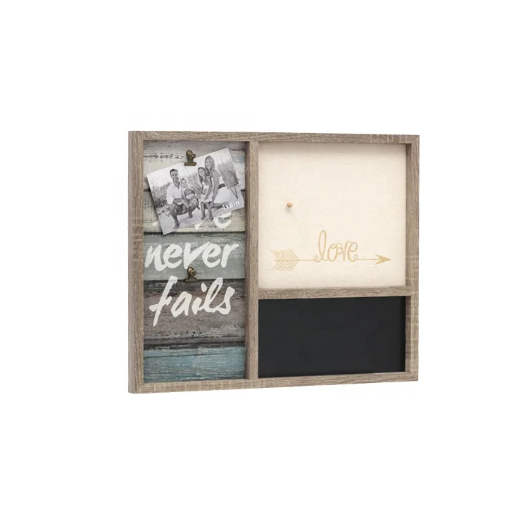 42x52 Wall Hanging Notice Wooden Moon MDF Board Wood Memo Picture Photo Frame