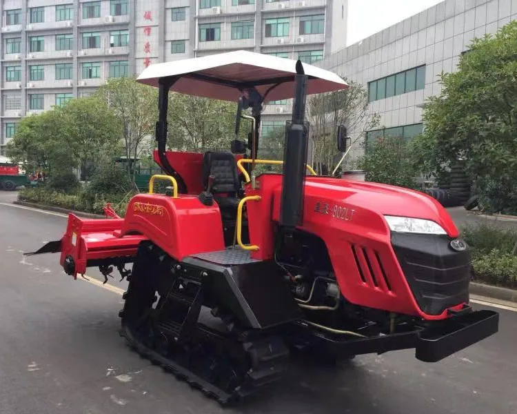 India Indonesia Thailand Vietnam Malaysia paddy / rice field use 50hp 80hp mini farm crawler tractor YTO rubber crawler tractor