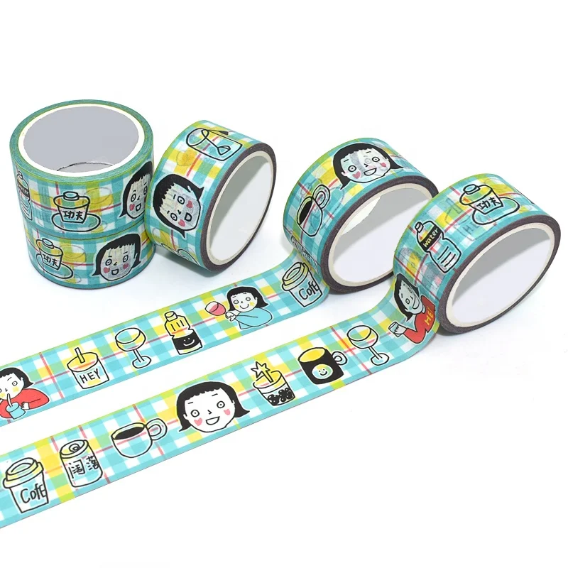 Custom Printing Creative Japanese Anime Decorative Washi Tape