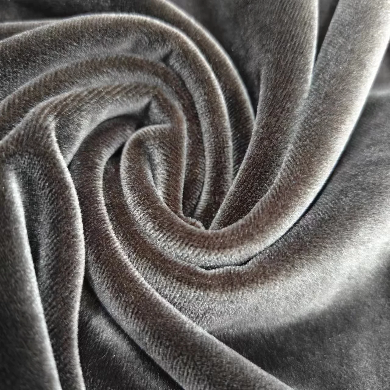 tricot warp knitting wholesale factory sunshine super soft fabric plain velvet for garments