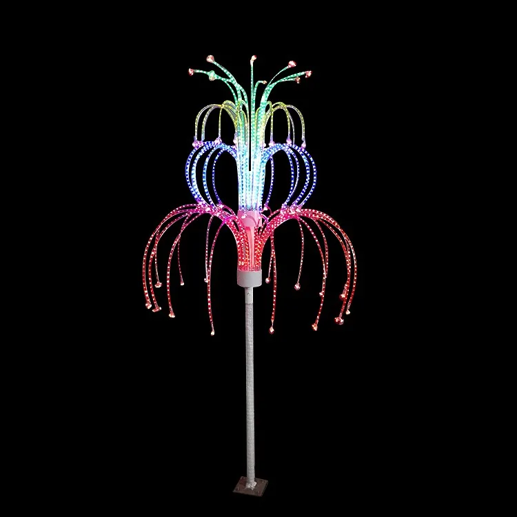 High Quality Christmas decorative supplies Led Outdoor Firework Tree Light