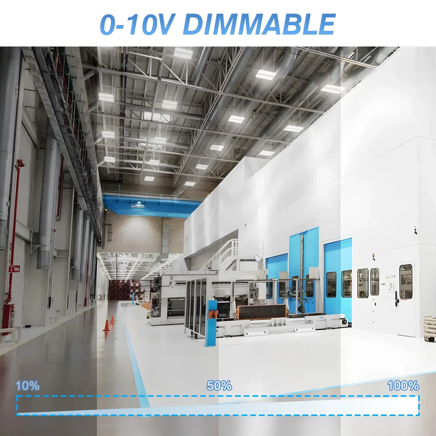 3CCT 3Power Adjustable Shop light 100w 150w 200w 300w 400w LED LINEAR HIGH BAY Light