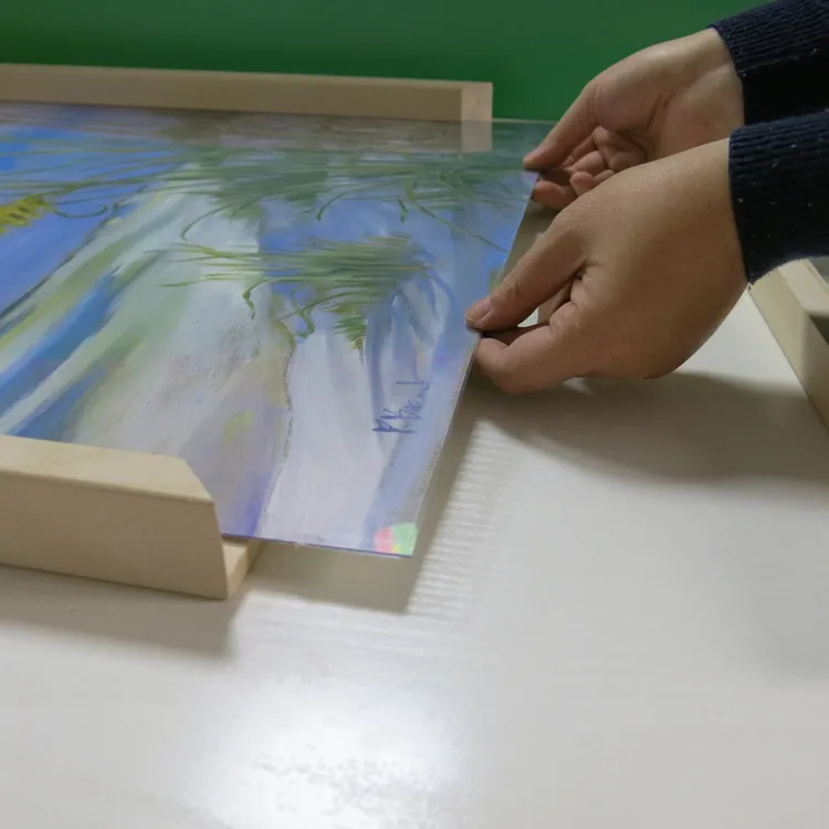 Easy Change Artwork Birch Wood Post Frame With Magnet