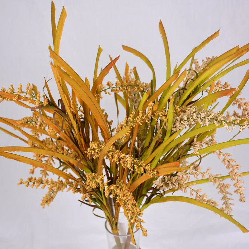 Factory direct wedding home decoration crepe paper wall artificial eucalyptus flower